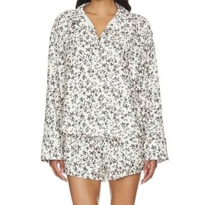 Free People x Intimately FP Early Morning Sleep Set in Ivory Combo